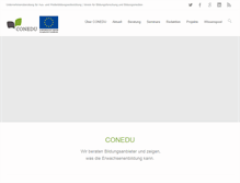 Tablet Screenshot of conedu.com